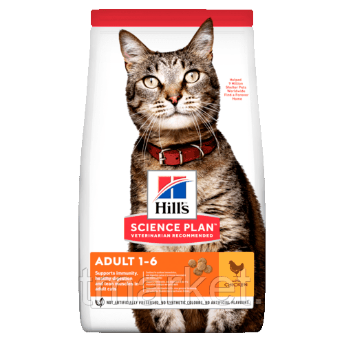 Hill's, Корм для взрослых кошек курица 1 кг (развес)
