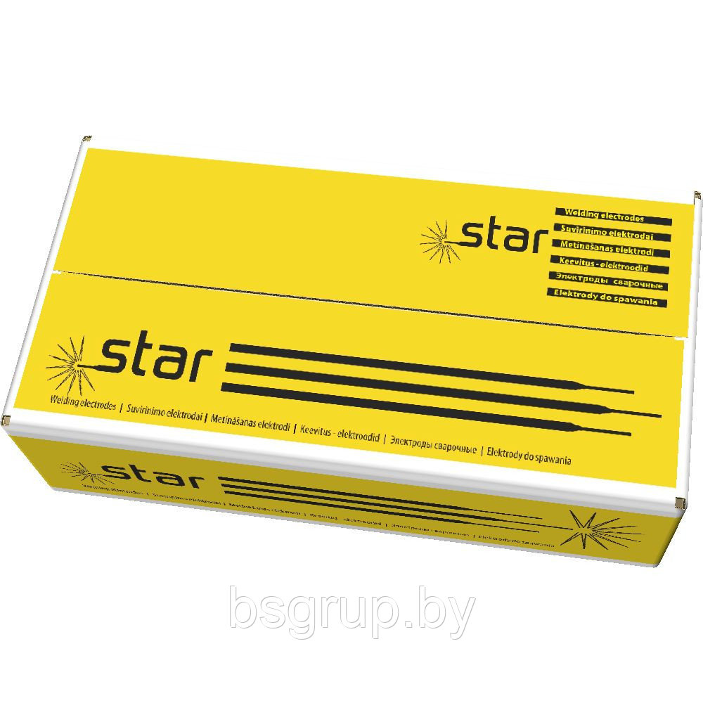 Электроды сварочные STAR E6013 (ОЗС-12) d 2,5х350 (1 кг), EU