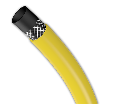 Поливочный шланг РОДНИЧОК желтый Ø5/8" (15мм) 25 метров, фото 2